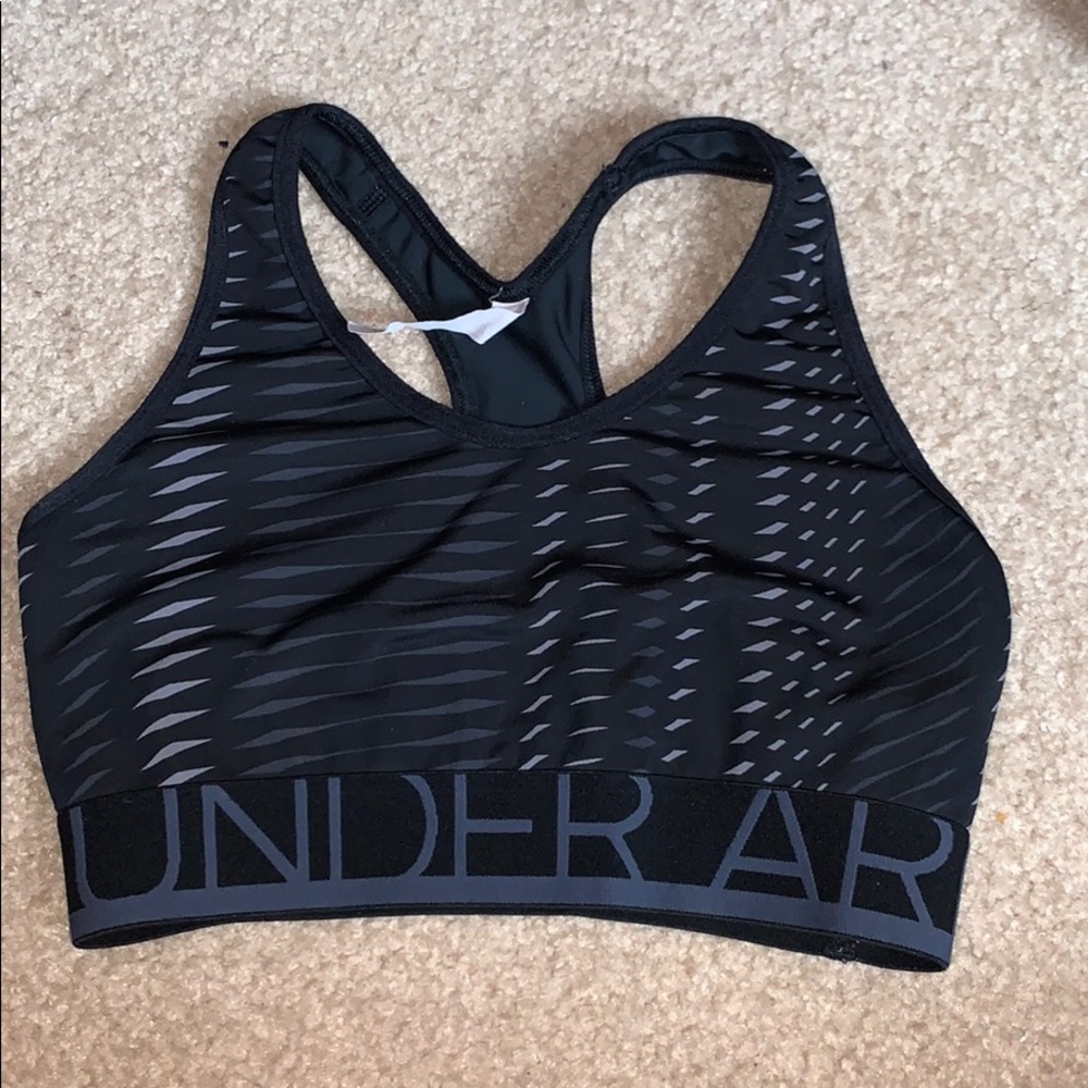 Black girls under armour sports bra
